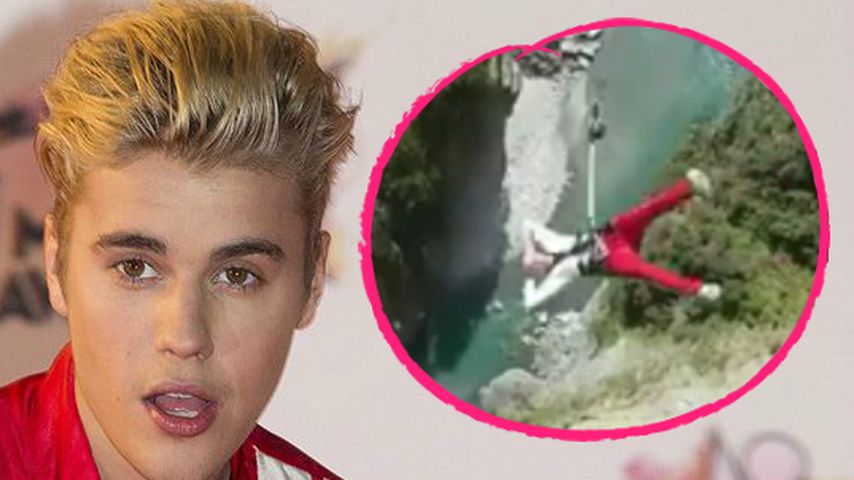 Bungee-Jump in Neuseeland: Justin Bieber stürzt in die Tiefe