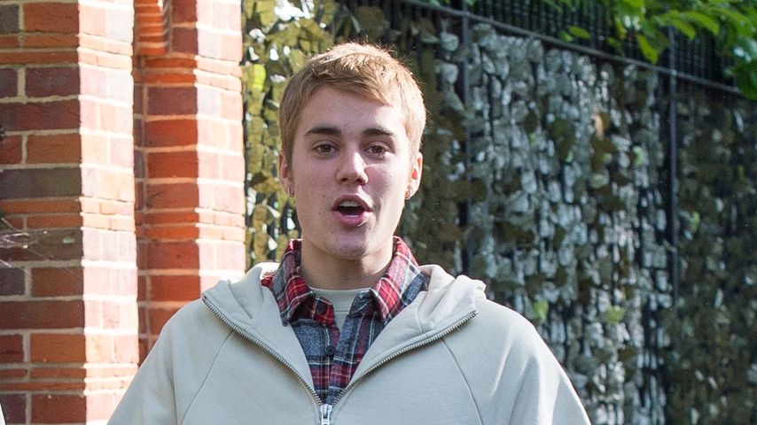 Justin Bieber während seines Tour-Stopps in London