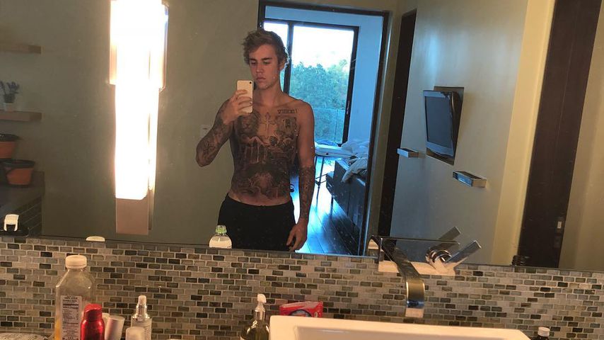 Justin Biebers riesiges Bauch-Tattoo: So finden's die Fans!