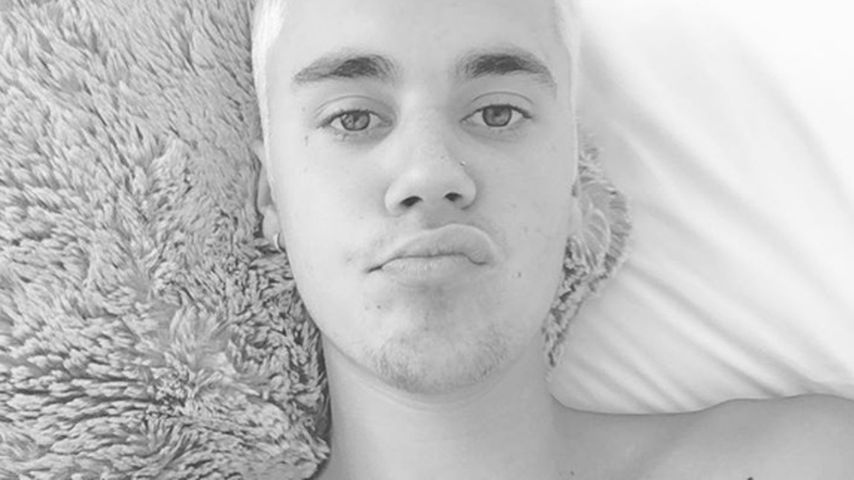 Justin Bieber im Bett