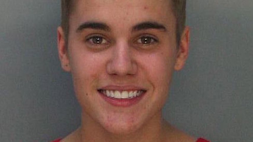 Justin Biebers Mugshot aus dem Jahr 2014