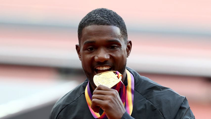 Justin Gatlin bei der Leichtathletik-WM in London