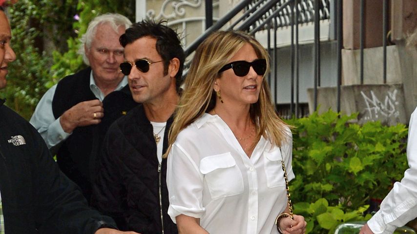 Justin Theroux und Jennifer Aniston in NYC