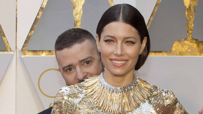 Süßes Live-Video: Jessica Biel schwärmt von Justin & Kind!