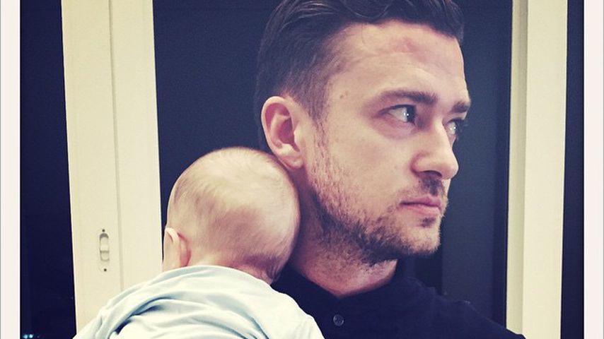 Justin Timberlake und sein Söhnchen Silas