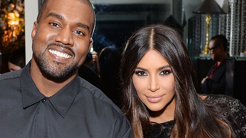 Kanye West und Kim Kardashian