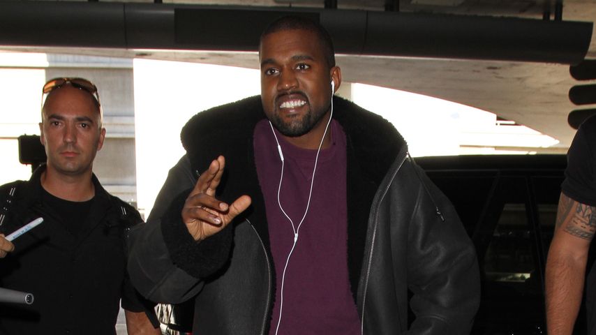 Kanye West am Flughafen in Los Angeles im November 2016
