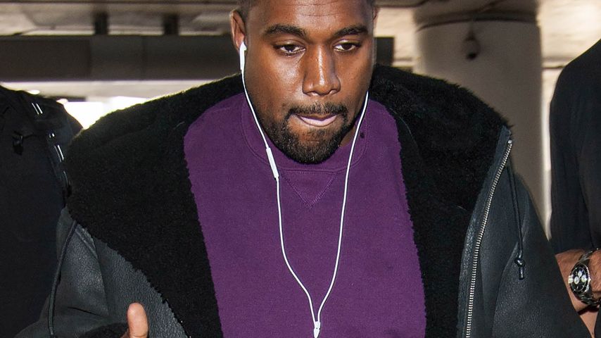 Kanye West am Flughafen von Los Angeles