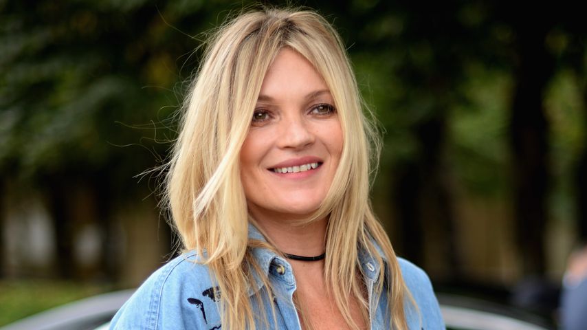 Kate Moss bei der Pariser Fashion Week