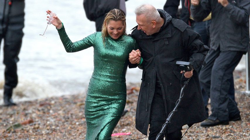 Kate Moss und Jean Paul Gaultier