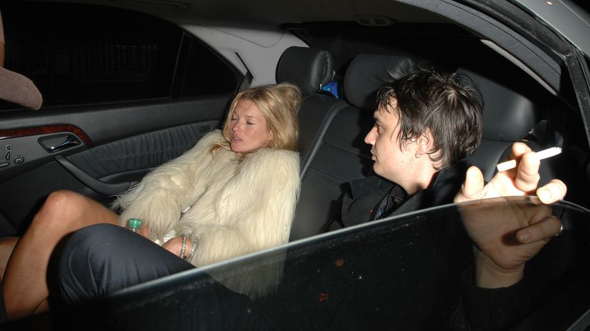 Kate Moss und Pete Doherty im Januar 2001