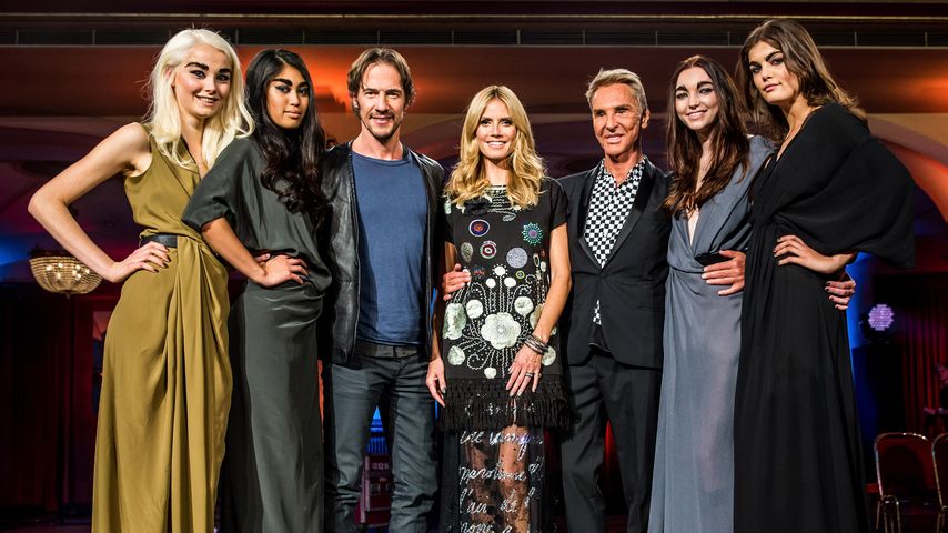 Heidi Klum, Thomas Hayo und Wolfgang Joop