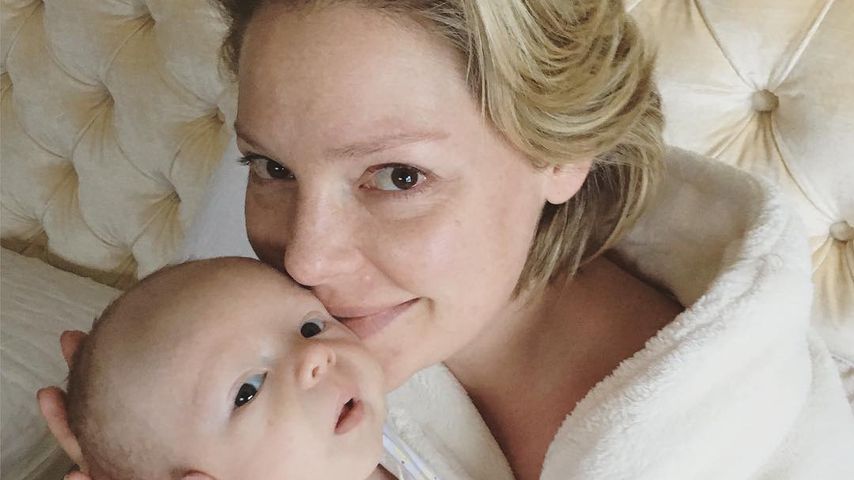Katherine Heigl mit ihrem Baby