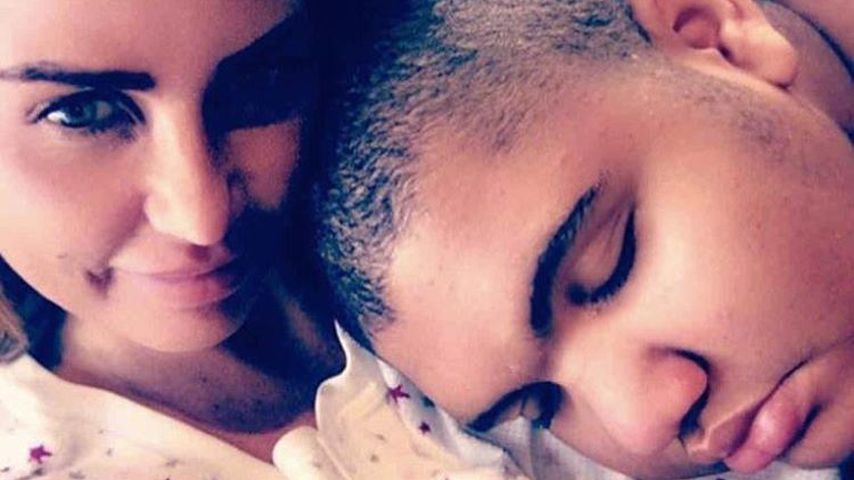 Katie Price mit ihrem Sohn Junior
