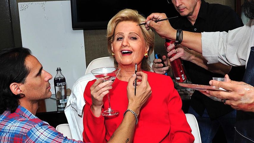 Katy Perry im "Hillary Clinton"-Kostüm