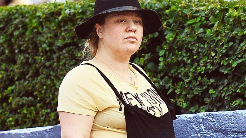 Kelly Clarkson während ihrer zweiten Schwangerschaft