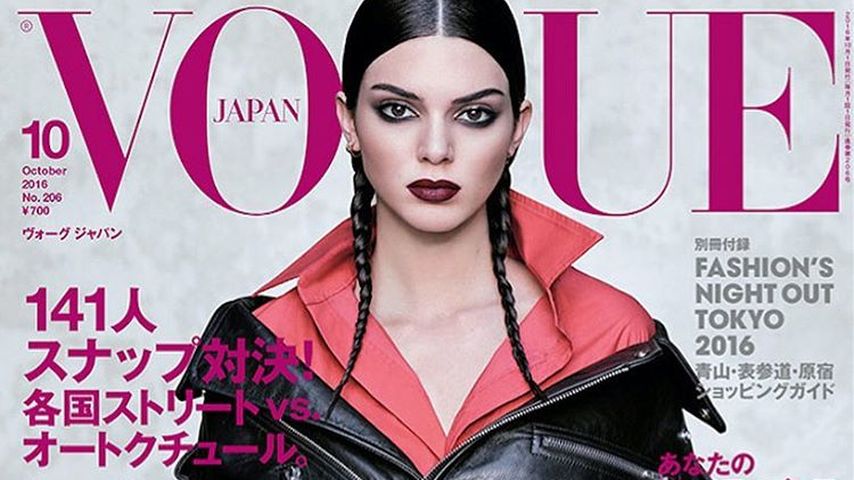 Kendall Jenner auf der Oktober-Ausgabe der japanischen Vogue