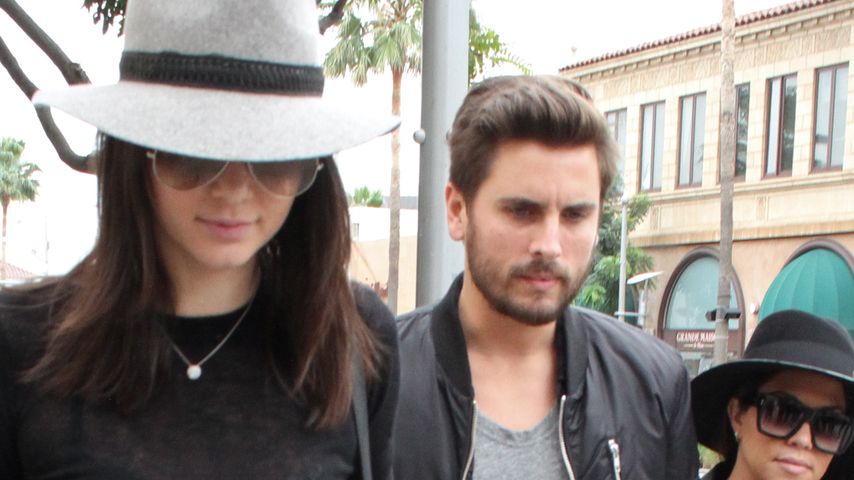 Kendall Jenner, Kourtney Kardashian und Scott Disick