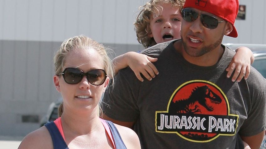 Kendra Wilkinson, Hank Baskett und Hank Baskett IV
