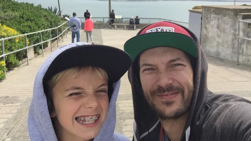 Kevin Federline und sein Sohn Sean Preston