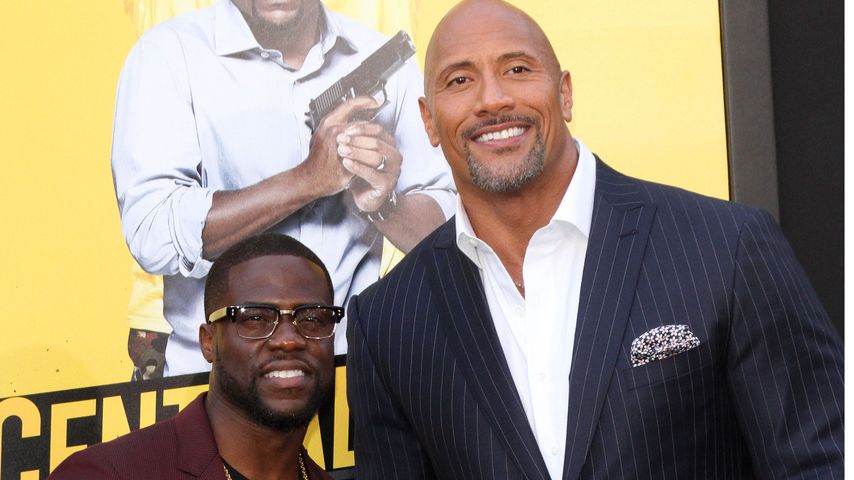 Kevin Hart und Dwayne Johnson in Los Angeles