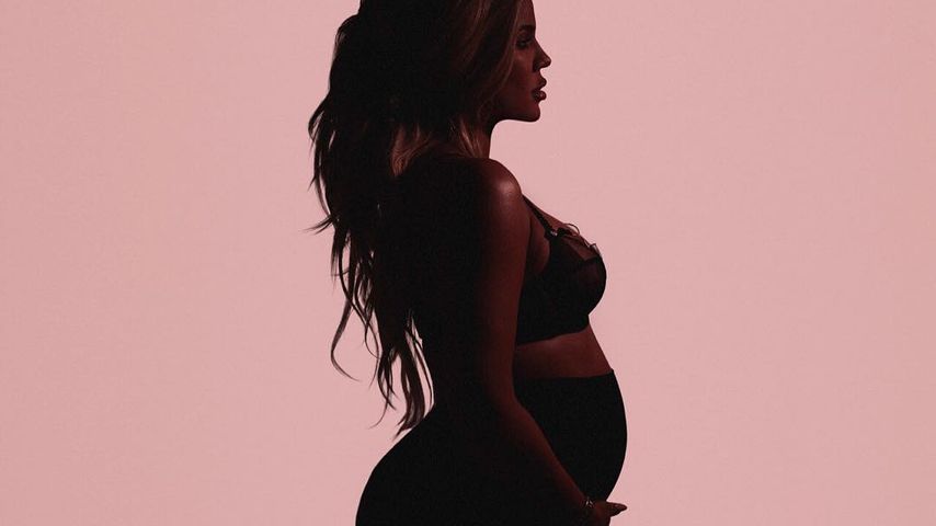 Khloe Kardashian während ihrer ersten Schwangerschaft