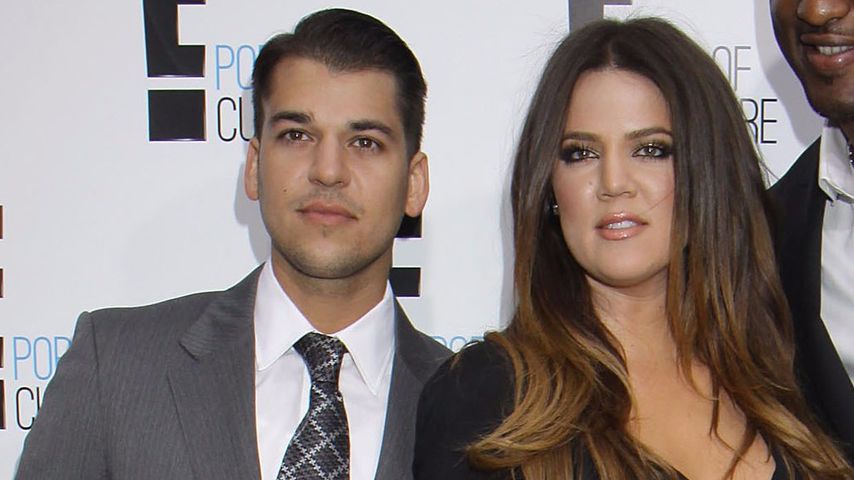 Khloe Kardashian und Robert Kardashian