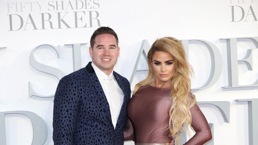 Kieran Hayler und Katie Price bei der Premiere von "Fifty Shades Darker"
