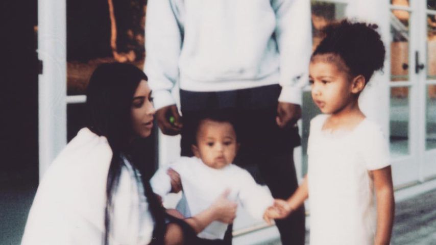 Kim Kardashian, Kanye West, Saint und North West 2017