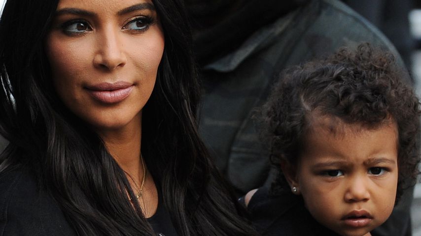Kim Kardashian, Kanye West und ihre Tochter North West