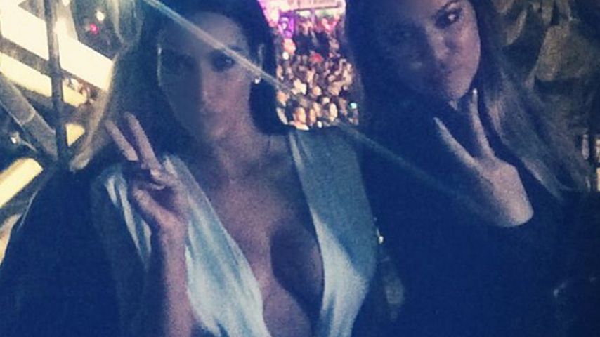 Khloe Kardashian und Kim Kardashian