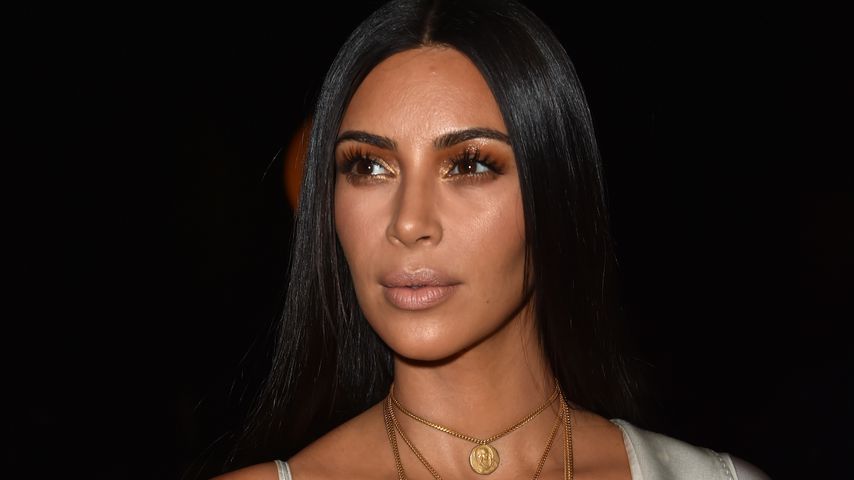 Kim Kardashian auf der Fashion Week in Paris