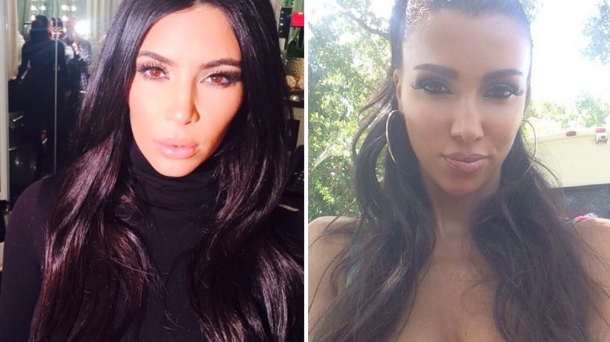 Kim Kardashian und Metisha Schäfer