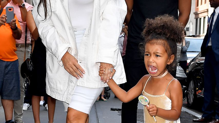 Kim Kardashian und North West in New York City