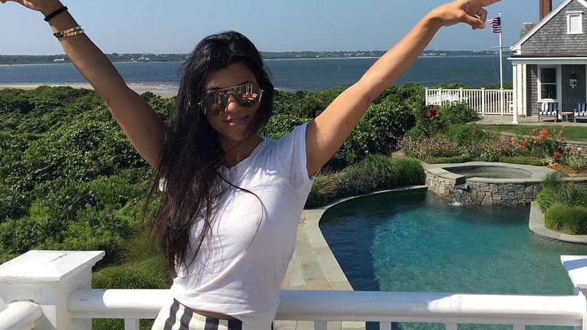 Kourtney Kardashian in Nantucket