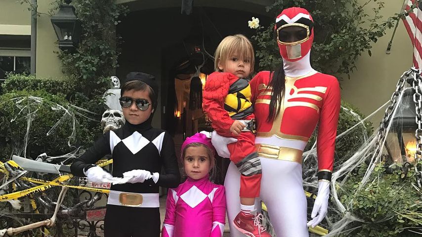 Kourtney Kardashian und ihre Kinder an Halloween 2016