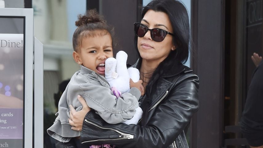 North West und Kourtney Kardashian