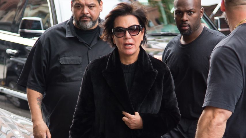 Kris Jenner nach ihrer Ankunft in New York