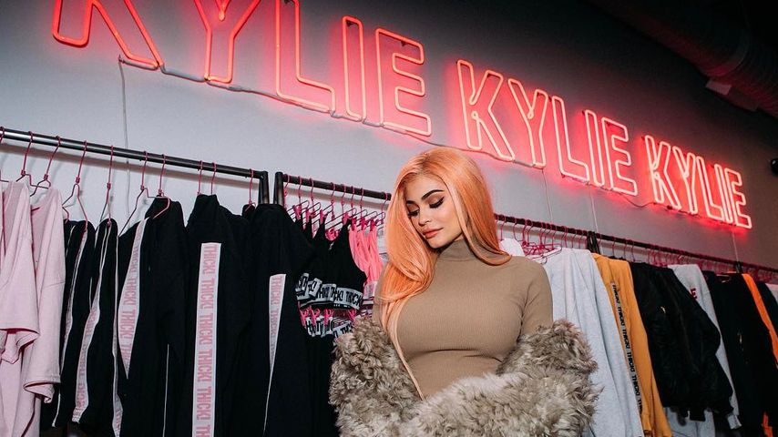 Kylie Jenner in ihrem zweiten Shop in New York, Februar 2017