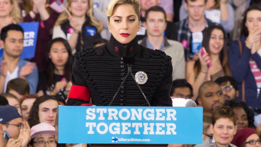 Lady GaGa als Unterstützung beim Wahlkampf von Hillary Clinton in North Carolina