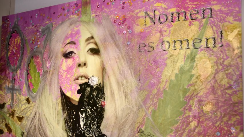 Lady-Gaga-Kunstwerk von Marnali, Künstlerpaar