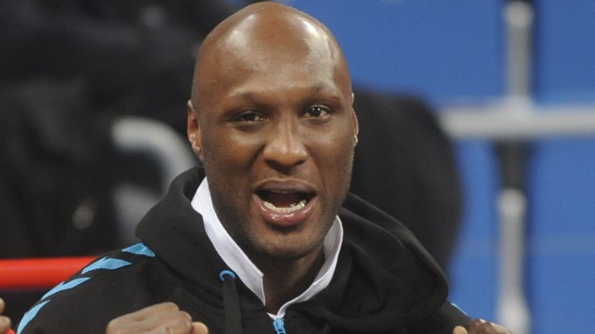 Lamar Odom bei einem Basketballspiel
