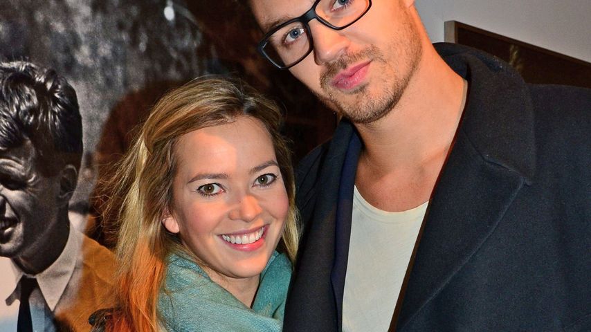 Laura Osswald und Krishan Weber, der Vater ihres ersten Kindes