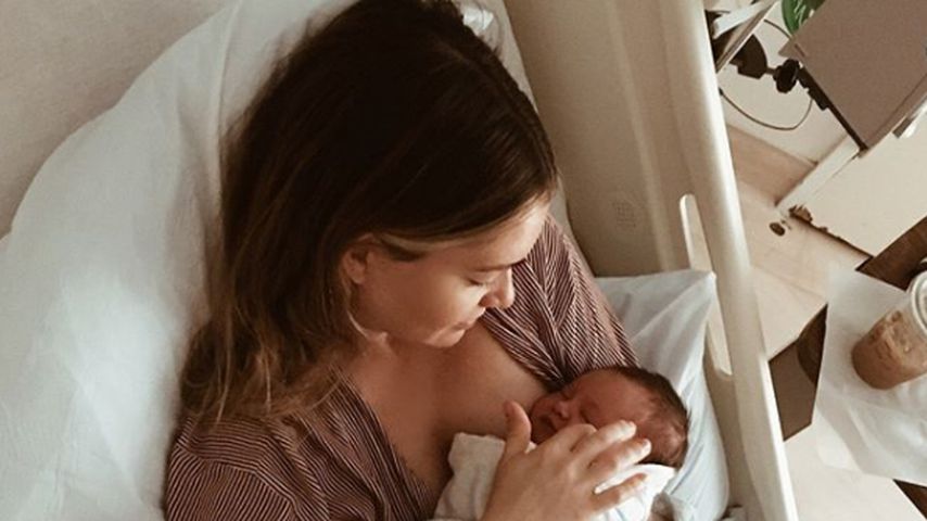 Lauren Paul mit ihrer kleinen Tochter