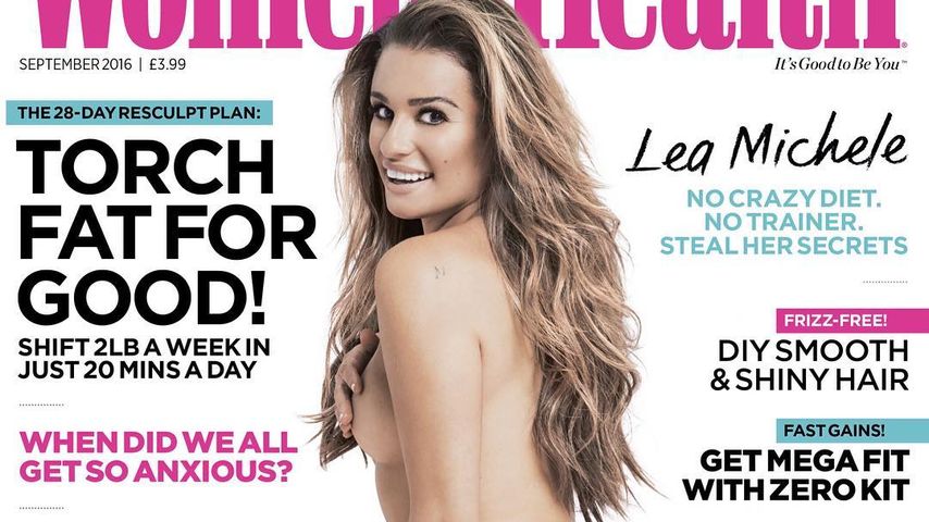 Lea Michele auf dem Cover der Women's Health UK (September 2016)