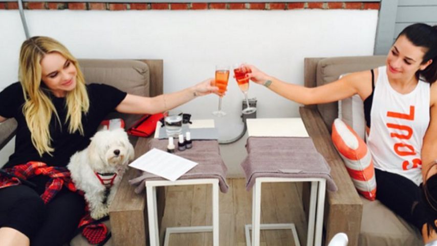 Lea Michele und Becca Tobin