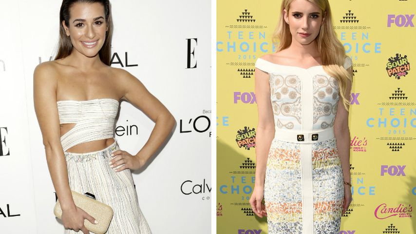 Emma Roberts und Lea Michele