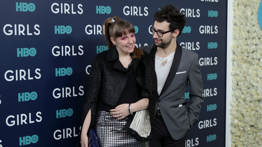 Lena Dunham und Jack Antonoff bei der Premiere der sechsten Staffel "Girls"