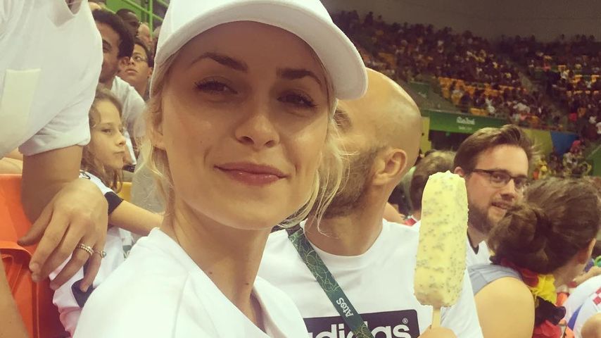 Lena Gercke bei den Olympischen Spielen in Brasilien