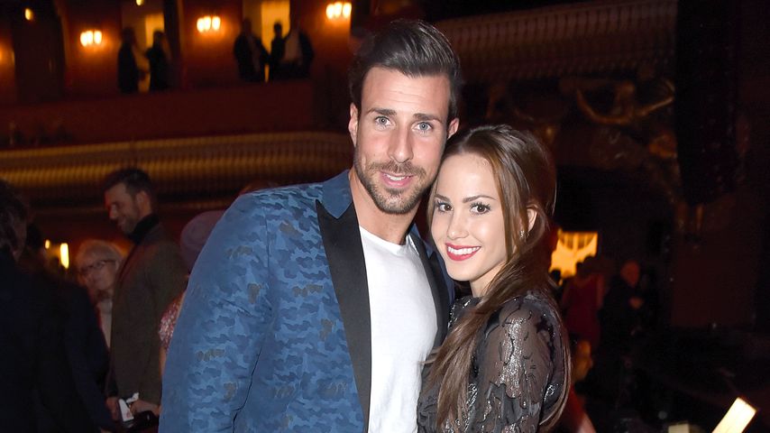 Leonard Freier und Angelina Heger im Oktober 2016 bei einer Musical-Premiere in Berlin